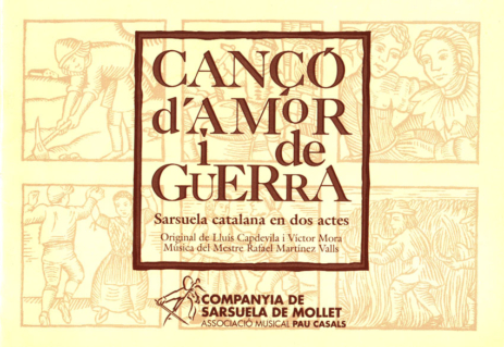 Cartel de Cancó d'Amor i de Guerra