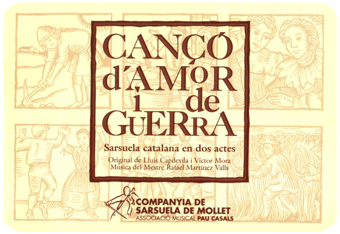 Cartel de Cancó d'Amor i de Guerra