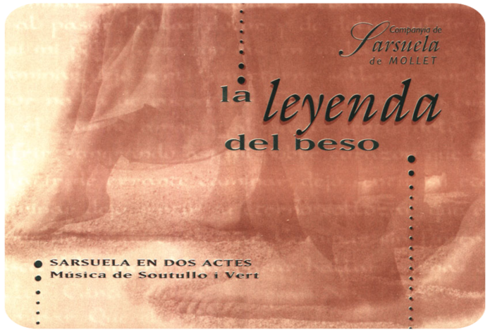 Cartel de La Leyenda del Beso Cartel de La Leyenda del Beso
