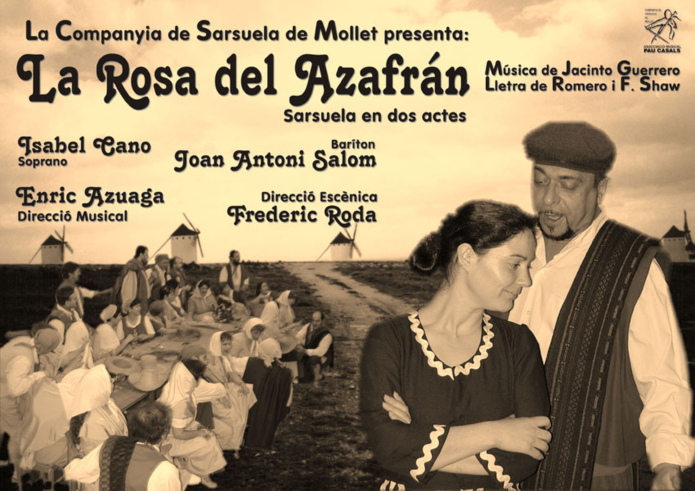 Cartel de La Rosa del Azafrán