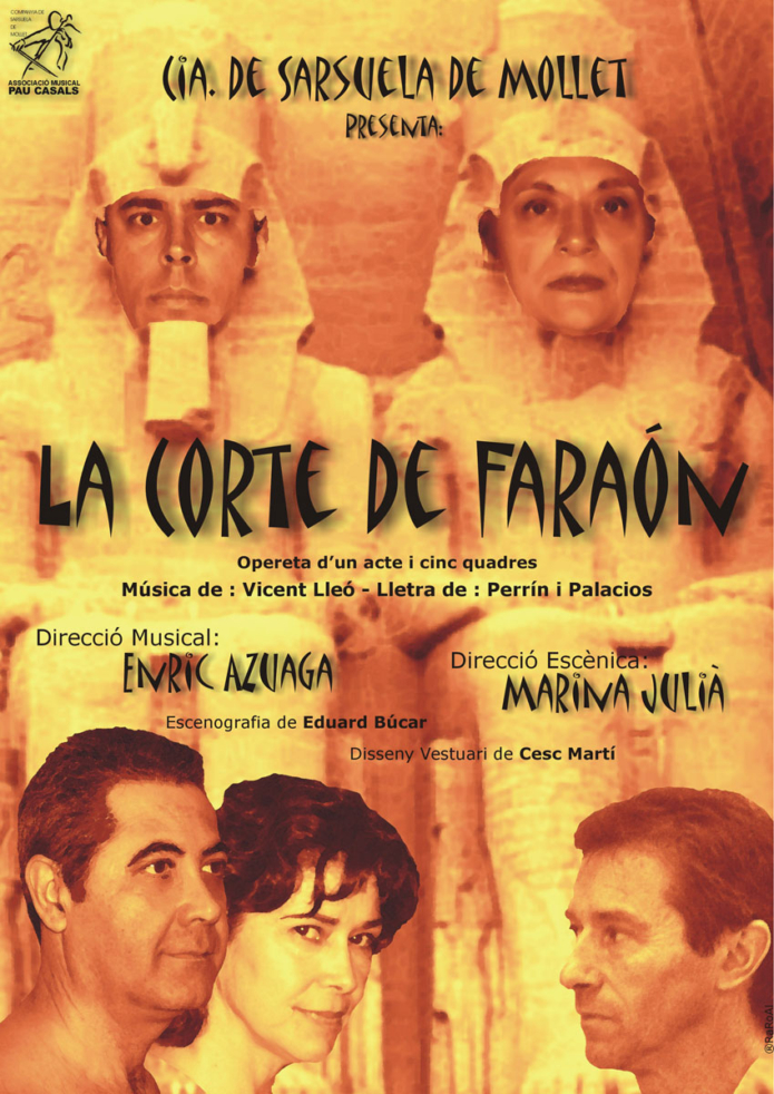 Cartel de La Corte de Faraón