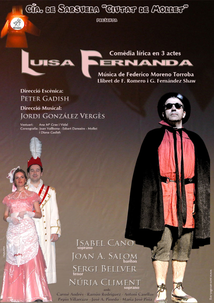 Cartel de Luisa Fernanda Cartel de Luisa Fernanda