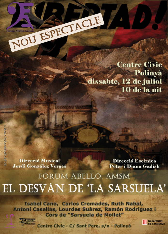 Cartel de "El Desvan de la Sarsuela"