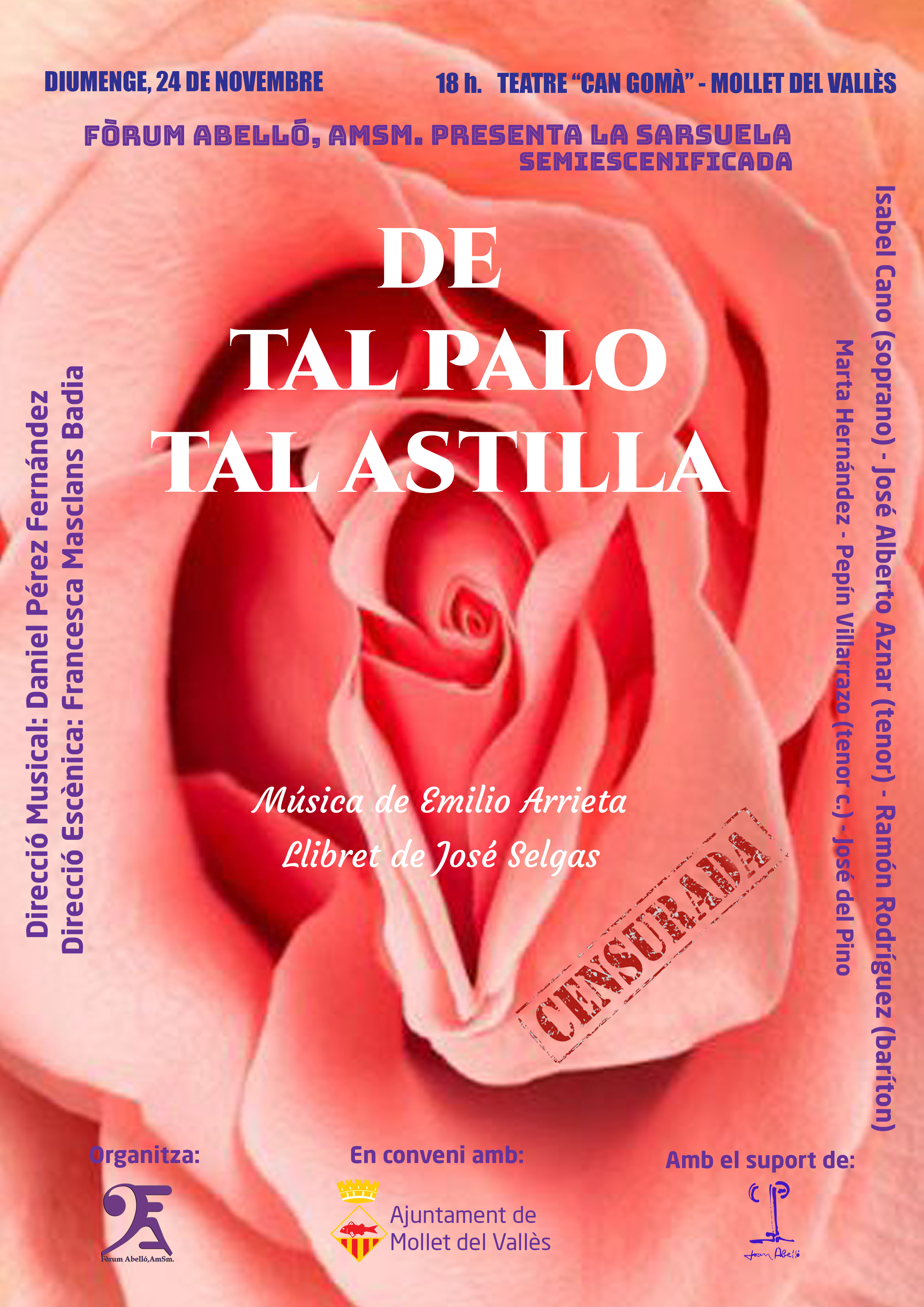 Cartel de "de tal Palo tal Astilla" Cartel de "de tal Palo tal Astilla"l